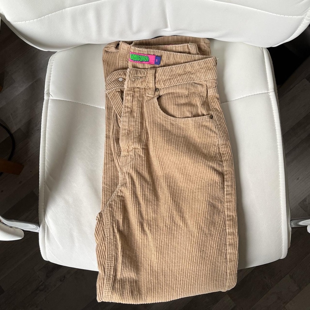 Empyre Tori 90s Khaki Corduroy Skate Pants.